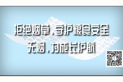 大鸡吧操逼视频免费看拒绝烟草，守护粮食安全